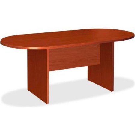 LORELL Lorell® 72" Oval Conference Table - Cherry - Essentials Series 87373